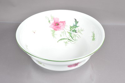 Lot 223 - A large and good quality pottery jug and basin by Maple