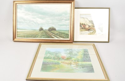 Lot 259 - Three framed art works