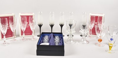 Lot 269 - A group of Champagne and other glasses