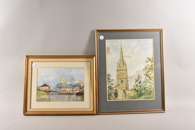 Lot 284 - Two watercolours