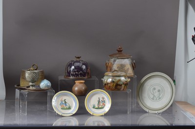 Lot 307 - A collection of stoneware studio pottery