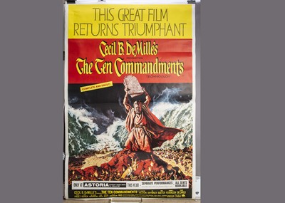 Lot 239 - The Ten Commandments (1955) Bus Stop Poster