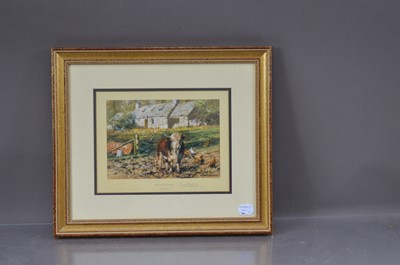 Lot 335 - A limited edition print by David Shepherd in frame.