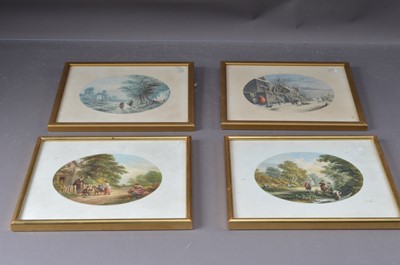 Lot 342 - Four oval shaped prints Abraham Le Blond