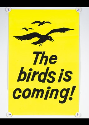Lot 242 - The Birds (1963) Double Crown Advance Poster