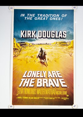 Lot 244 - Lonely Are The Brave (1962) Double Crown Poster