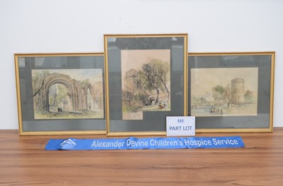 Lot 387 - A set of seven related prints of Chester