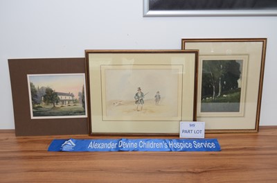 Lot 398 - 19th century watercolour of a Gentleman sportsman