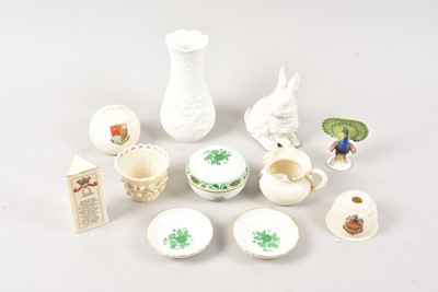 Lot 402 - A small collection of German and  British and other ceramics