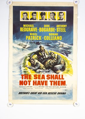 Lot 247 - The Sea Shall Not Have Them (1954) Double Crown Poster