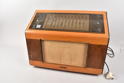 Lot 406 - A retro Pye radio