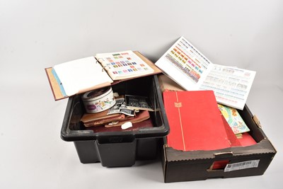 Lot 423 - 2 boxes of stamps and postal related items