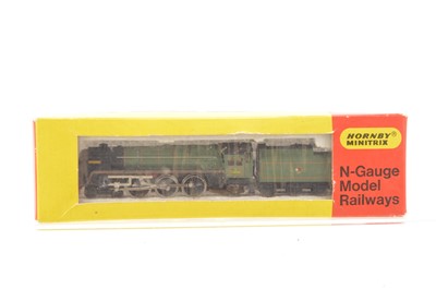 Lot 14 - Hornby Minitrix N Gauge Britannia Steam Locomotive with Tender