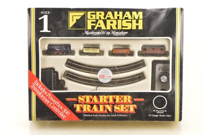 Lot 35 - Graham Farish N Gauge Steam Freight Starter Set