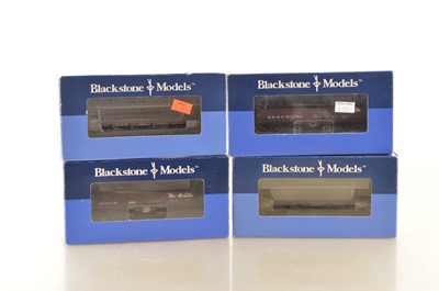 Lot 59 - Blackstone Models HOn3 D&RGW Drop Bottom Gondolas and Flat Cars (4)