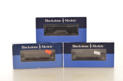 Lot 60 - Blackstone Models HOn3 D&RGW Flat Cars and CYCX Tank Car (3)