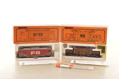 Lot 72 - Bemo H0e/H0m Gauge Swiss Electric Locomotives