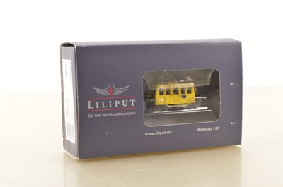 Lot 74 - Lliliput H0e Gauge Austrian Motorbahnwagen