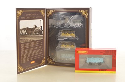 Lot 99 - Hornby 00 Gauge R30232-38-042 Liverpool  and Manchester Railway Centenary Celebration Pack and additional Open Coach