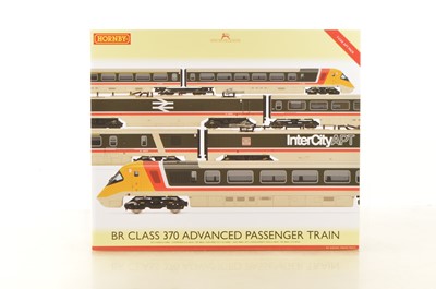 Lot 104 - Hornby 00 Gauge  R30229 BR Inter-City grey/biege livery Class 370 Advanced Passenger 7-Car Train Pack