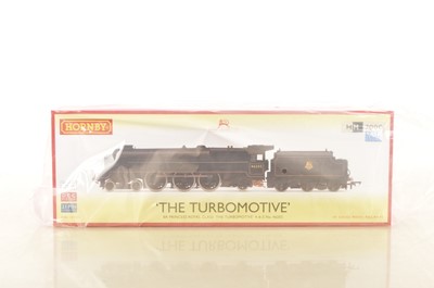 Lot 108 - Hornby 00 Gauge R30135TXS BR black Princess Royal Class 'The Turbomotive' 4-6-2 46202 Locomotive and Tender