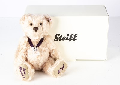 Lot 328 - A Steiff exclusive for Danbury Mint Queen Elizabeth II 90th Birthday Bear
