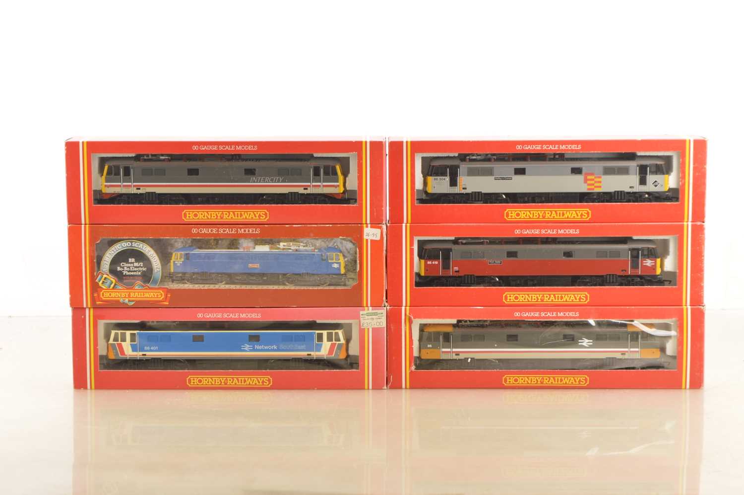 Lot 139 - Six Hornby Margate 00 Gauge Class 86 Electric Locomotives (6)