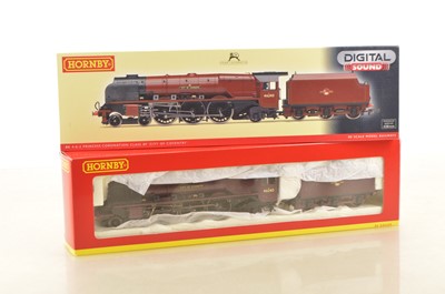 Lot 163 - Hornby 00 Gauge R2894XS BR maroon 46240 'City of Coventry' Locomotive and Tender with Sound