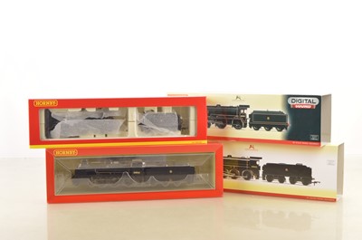 Lot 168 - Two Hornby 00 Gauge BR ex SR black Locomotives and Tenders one with Sound