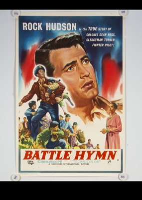 Lot 271 - Battle Hymn (1957) Double Crown Posters