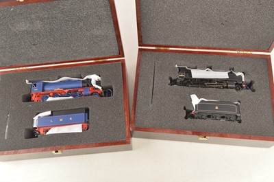 Lot 249 - Bachmann including one for Beatties 00 Gauge Ltd Ed Steam Locomotives and Tenders in wooden presentation boxes (2)