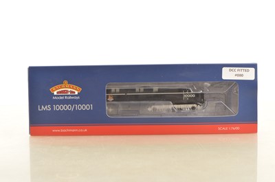 Lot 285 - Bachmann 00 Gauge 31-999 LMS black and chrome 10000 Diesel Locomotive