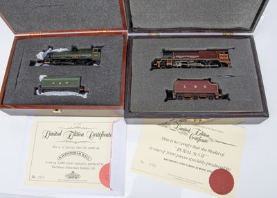 Lot 333 - Bachmann OO Gauge Limited Edition Steam Locomotives with Tenders (2)