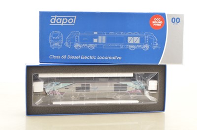 Lot 341 - Dapol 00 Gauge boxed 4D-022-022 TransPennine Express grey pink and blue Class 68 Diesel Locomotive