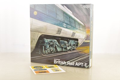 Lot 347 - Rapido Trains UK boxed 00 Gauge 924503 British Rail blue/grey APT-E Train Pack