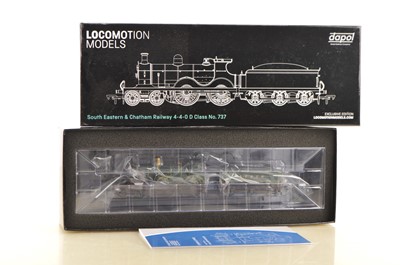 Lot 353 - Dapol for Locomotion Models NRM boxed 00 Gauge 4S-027-NRM02S SECR green D Class 4-4-0 No 737 Locomotive and Tender