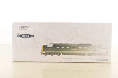 Lot 355 - Accurascale for Rails of Sheffield for  Locomotion Models NRM Collection 00 Gauge boxed BR two tone green Class 55 Deltic 55002 'The King's Own Yorkshire Light Infantry' Diesel Locomotive