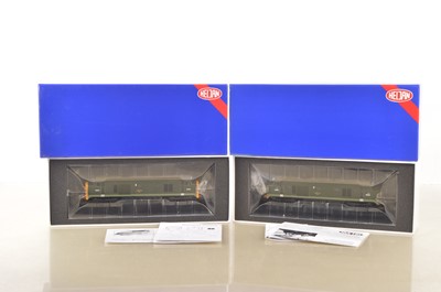 Lot 376 - Heljan boxed 00 Gauge BR green Class 23 Baby Deltic Diesel Locomotives (2)