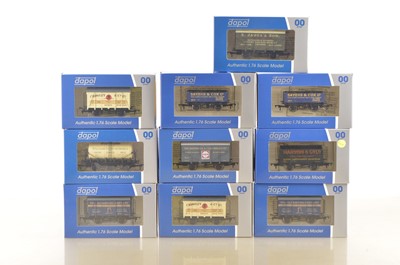 Lot 408 - Dapol 00 Gauge boxed Ltd Ed Wessex Wagons mostly related to the Mid Hants Railway (10)