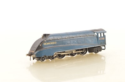 Lot 416 - Hornby-Dublo 00 Gauge pre-war 3-Rail EDL1 LNER blue 4498 'Sir Nigel Gresley' Locomotive only