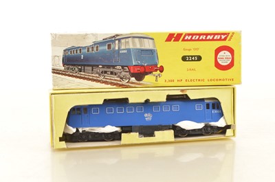 Lot 468 - Hornby-Dublo 00 Gauge 2-Rail 2245 BR blue 3300 HP Electric Locomotive E3002