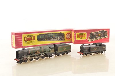 Lot 471 - Hornby-Dublo 00 Gauge 2-Rail BR Steam Locomotives (2)