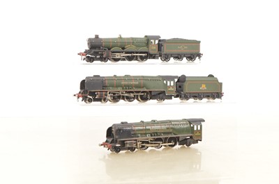 Lot 480 - Hornby-Dublo 00 Gauge 2-Rail unboxed BR Steam Locomotives including Duchess of Montrose converted to 2-Rail (4)