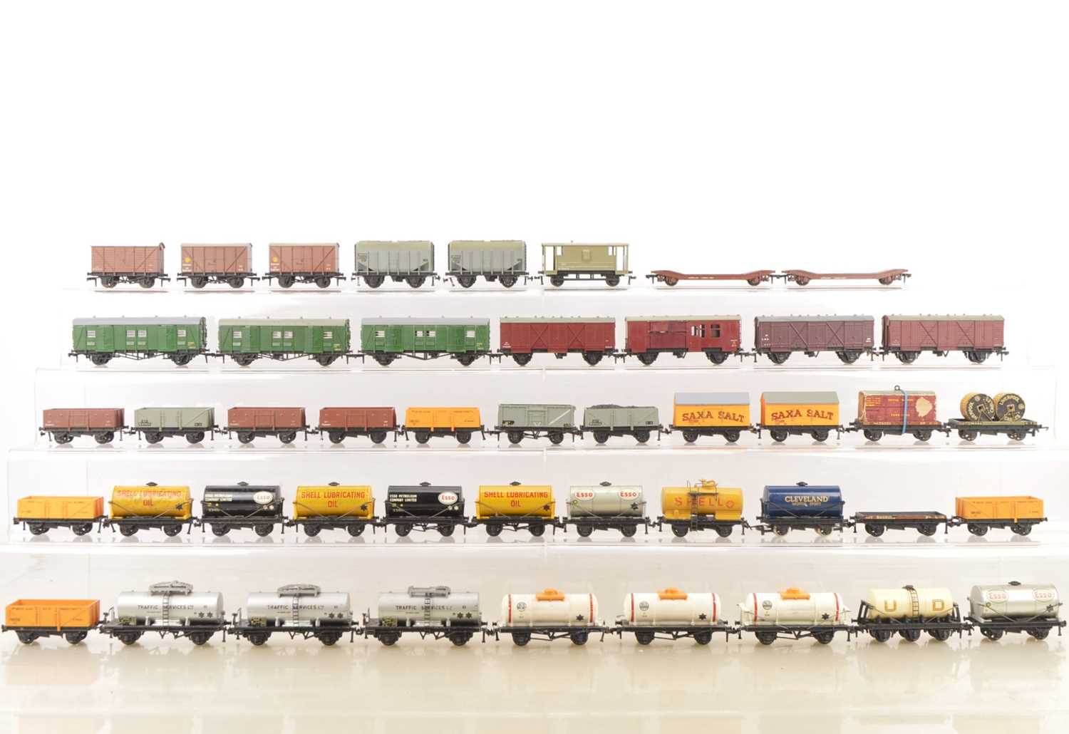 Lot De Trains Hornby Dublo échelle 00/7 - 6 Pièces Boîtées Réf 2746 2729 2728 2701 2710 + 1616