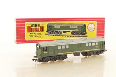 Lot 502 - Hornby-Dublo 00 Gauge 2-Rail 2233 BR green Co-Bo Diesel D5702 Electric Locomotive