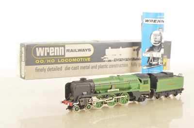 Lot 518 - Wrenn 00 Gauge W2237 Southern Railway lime green West Country Class 21C109 'Lyme Regis' Locomotive and Tender