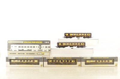 Lot 519 - Wrenn 00 Gauge W3006/7 BR brown and cream 5-Car Brighton Belle (4 boxes)