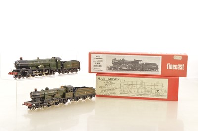 Lot 527 - Wills and Alan Gibson 00 Gauge kitbuilt De Glehn and The Great Bear GWR gloss green Locomotives and Tenders