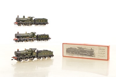 Lot 534 - Will's Finecast and similar kitbuilt 00 Gauge  GWR gloss green small Tender Locomotives