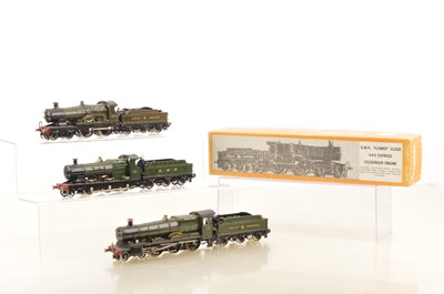 Lot 541 - Nu-Cast DJH or similar 00 gauge kitbuilt GWR gloss green Locomotives and Tenders (3)